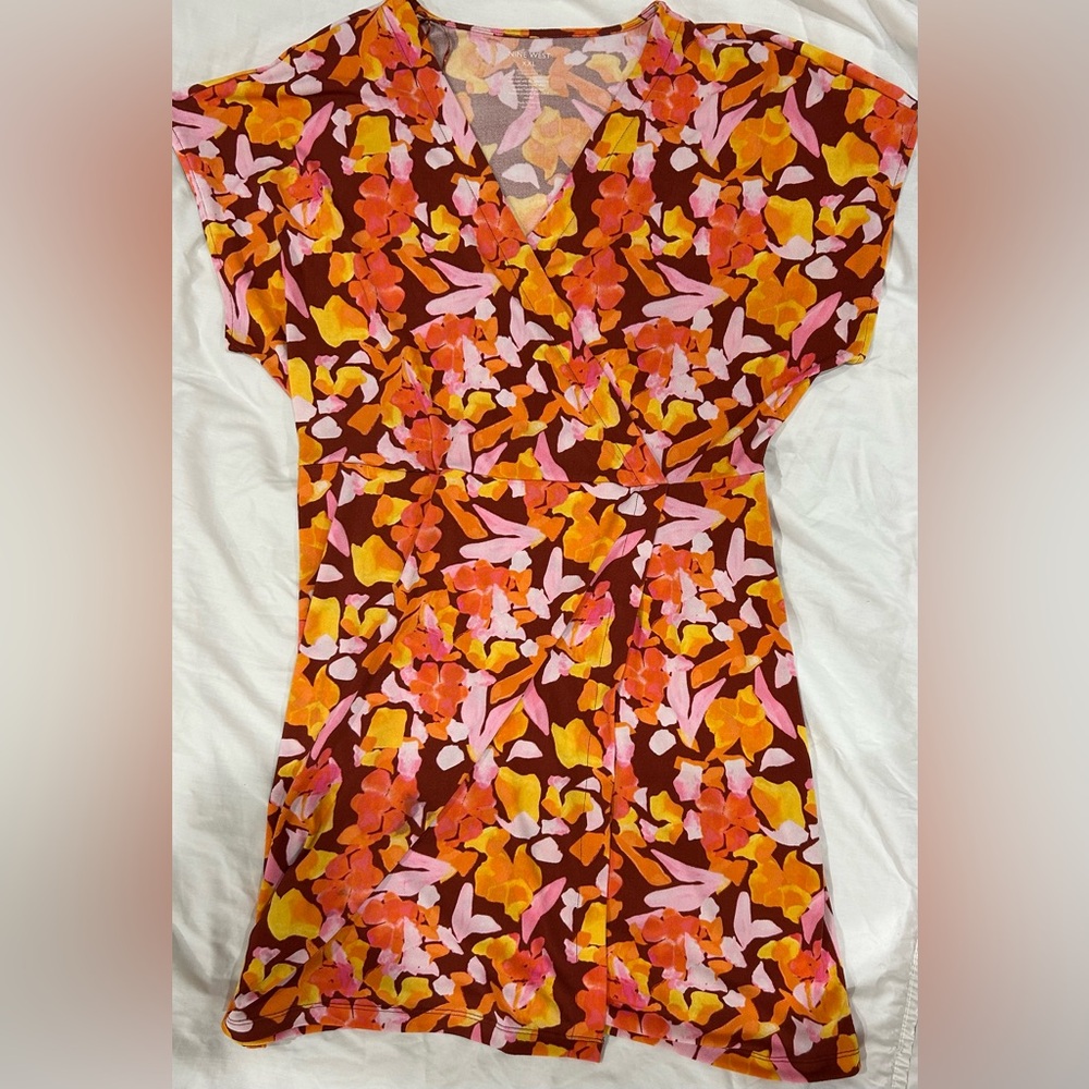 Nine West Floral Wrap Dress